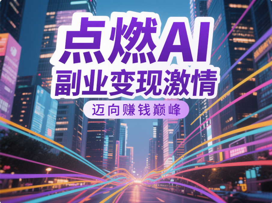图片[1]-点燃 AI 副业变现激情，迈向赚钱巅峰-爱分享资源网