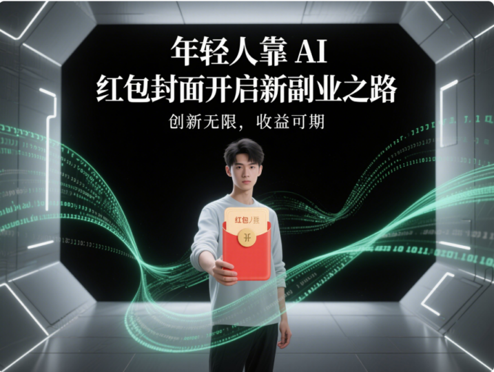 年轻人如何靠 AI 红包封面开启新副业之路？-爱分享资源网