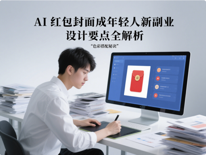 AI 红包封面成年轻人新副业，设计要点全解析-爱分享资源网