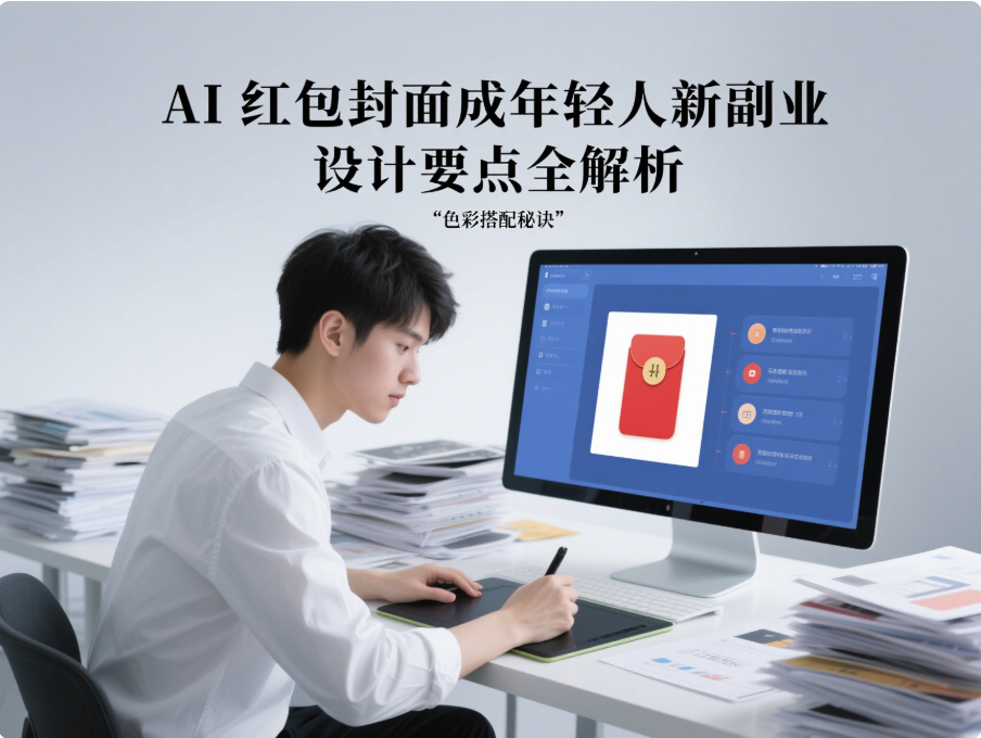 AI 红包封面成年轻人新副业，设计要点全解析