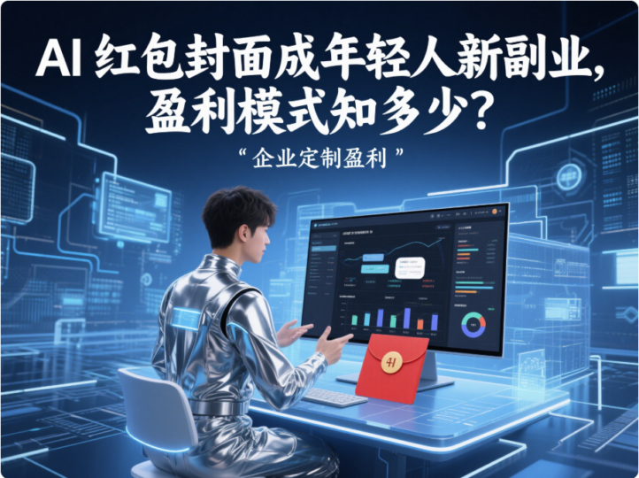 AI 红包封面成年轻人新副业，盈利模式知多少？-爱分享资源网