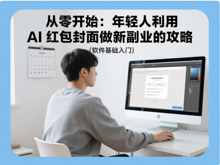 从零开始：年轻人利用 AI 红包封面做新副业的攻略-爱分享资源网