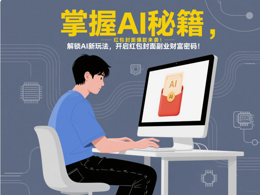 AI 红包封面成年轻人新副业，与传统红包封面有啥区别？-爱分享资源网