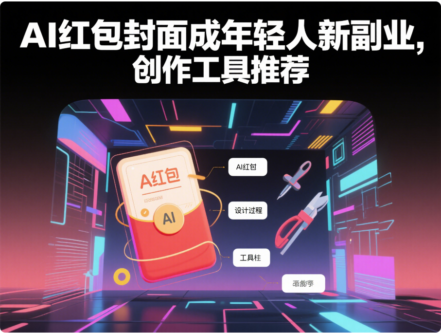 AI 红包封面成年轻人新副业，创作工具推荐-爱分享资源网