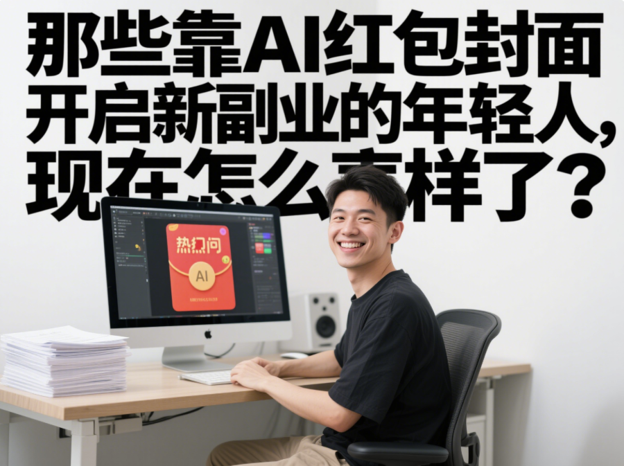 那些靠 AI 红包封面开启新副业的年轻人，现在怎么样了？-爱分享资源网