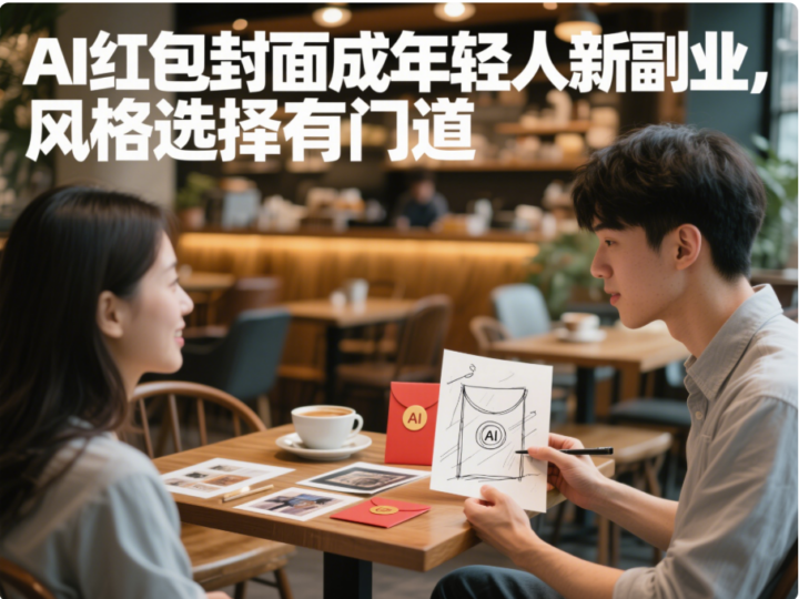 助力年轻人新副业：AI 红包封面制作流程详解-爱分享资源网