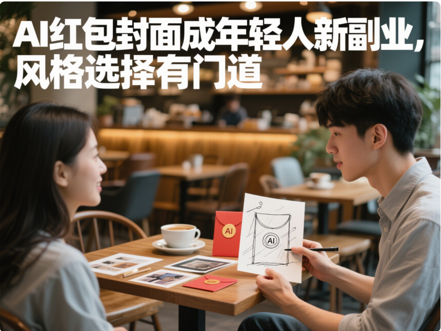助力年轻人新副业：AI 红包封面制作流程详解-爱分享资源网