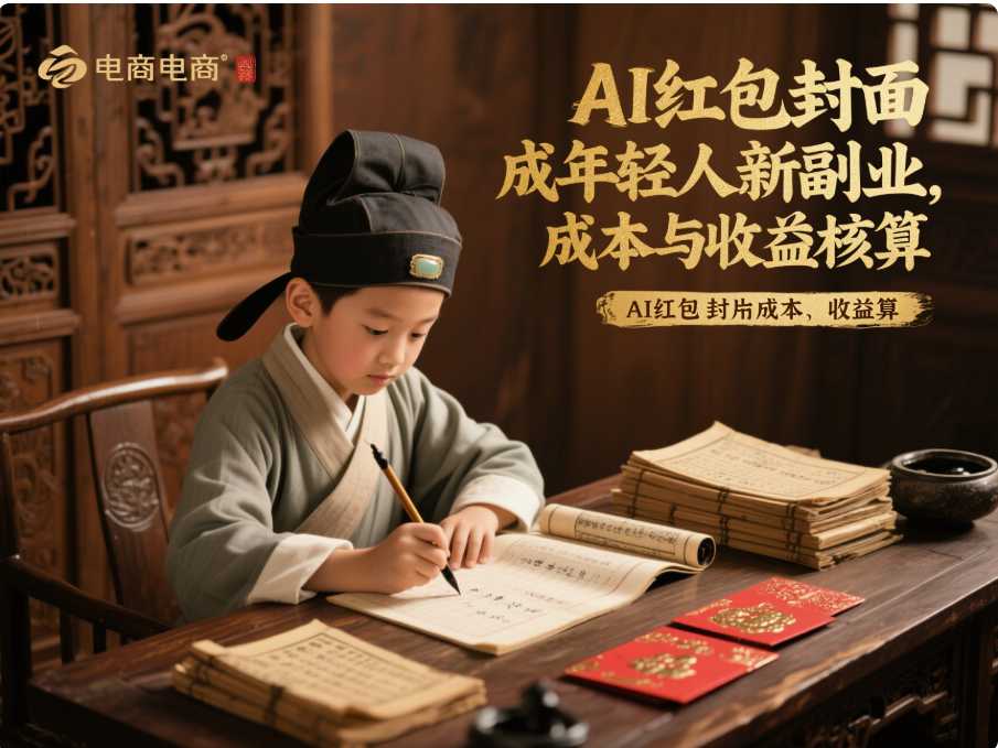 AI 红包封面成年轻人新副业，成本与收益核算