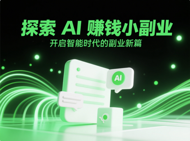 探索 AI 赚钱小副业，开启智能时代的副业新篇-爱分享资源网