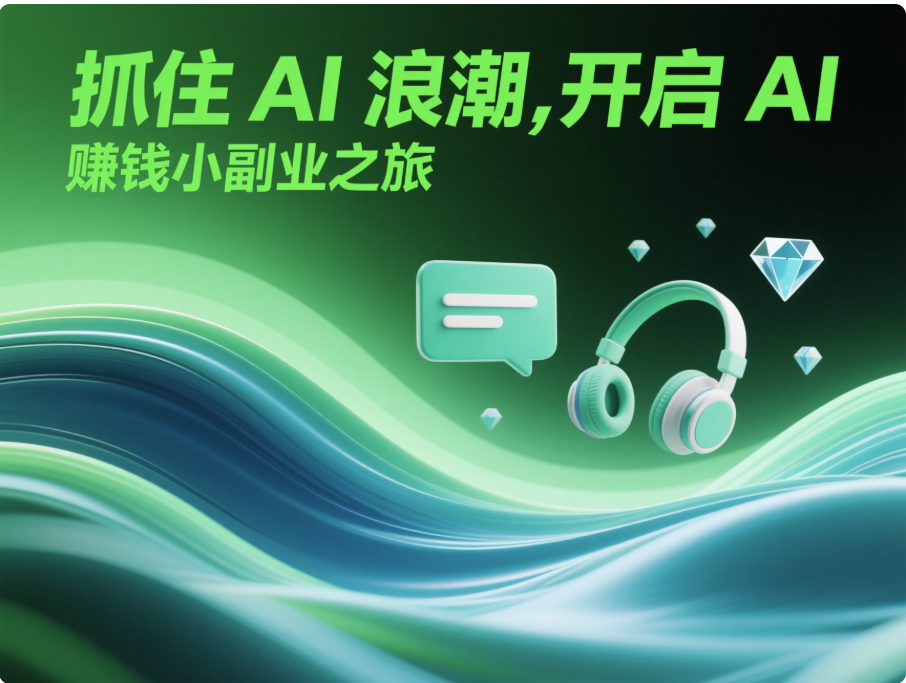 图片[1]-抓住 AI 浪潮，开启 AI 赚钱小副业之旅