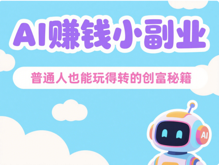 走进 AI 赚钱小副业世界，发现新商机-爱分享资源网
