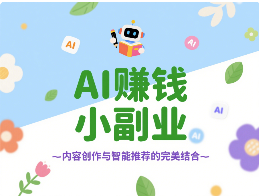 AI 赚钱小副业：内容创作与智能推荐的完美结合-爱分享资源网