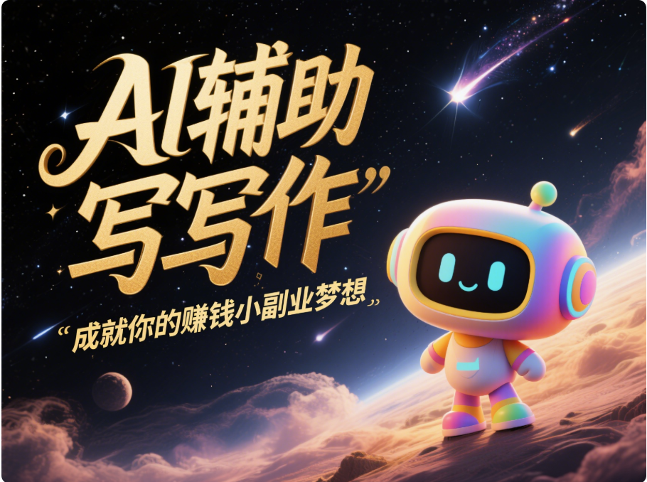 AI 辅助写作，成就你的赚钱小副业梦想-爱分享资源网