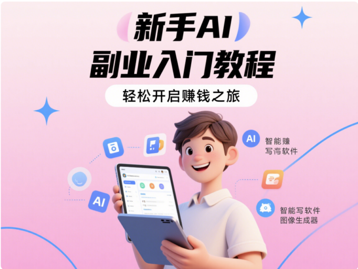 适合新手的 AI 赚钱小副业入门教程-爱分享资源网