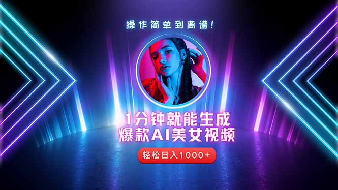图片[1]-2025年最火副业_零基础用AI打造爆款短视频账号_快速实现财富自由
