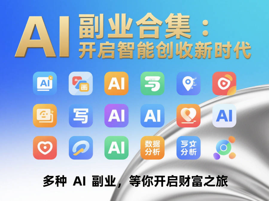 AI 副业合集：开启智能创收新时代-爱分享资源网