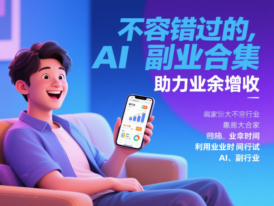 不容错过的 AI 副业合集，助力业余增收-爱分享资源网