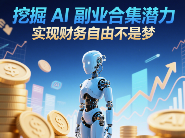挖掘 AI 副业合集潜力，实现财务自由不是梦-爱分享资源网