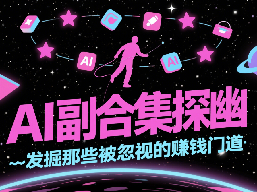 AI 副业合集探幽，发掘那些被忽视的赚钱门道-爱分享资源网