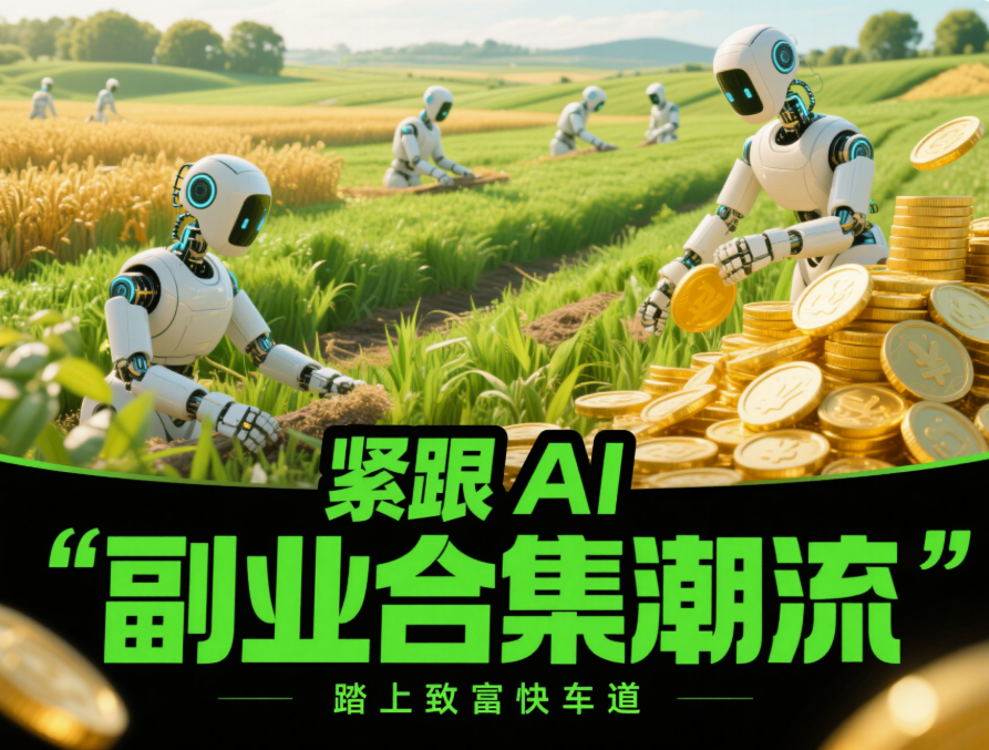 紧跟 AI 副业合集潮流，踏上致富快车道-爱分享资源网