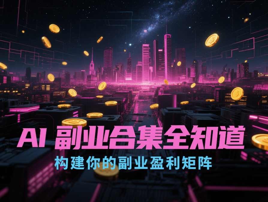 AI 副业合集全知道，构建你的副业盈利矩阵-爱分享资源网