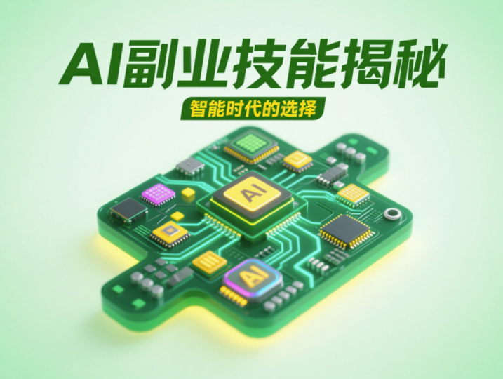 智能时代的副业选择：AI相关技能大盘点-爱分享资源网