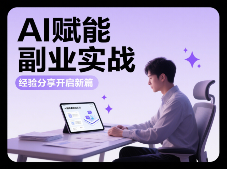 AI技术如何助力你的副业发展？实战经验分享-爱分享资源网