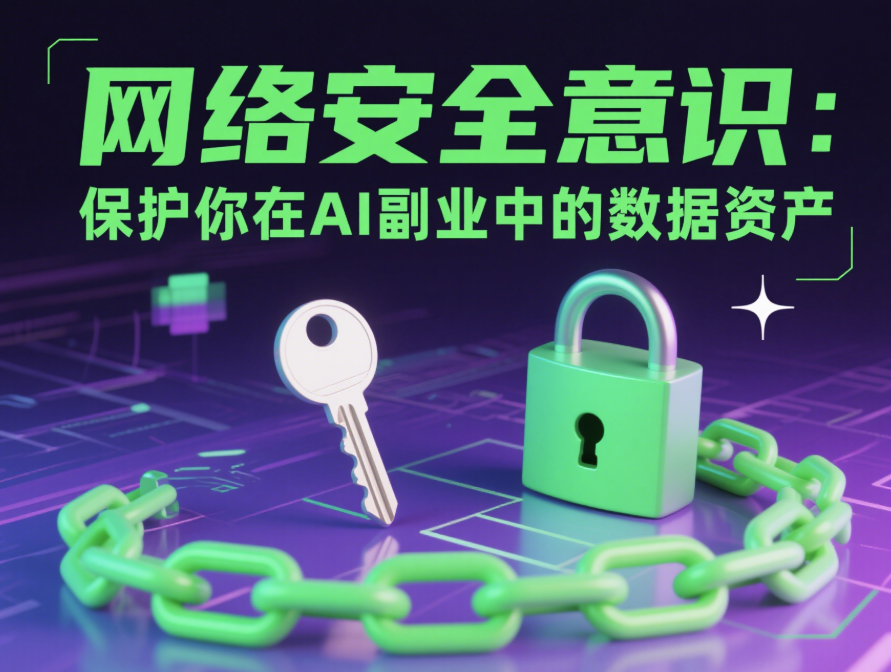 网络安全意识：保护你在AI副业中的数据资产-爱分享资源网