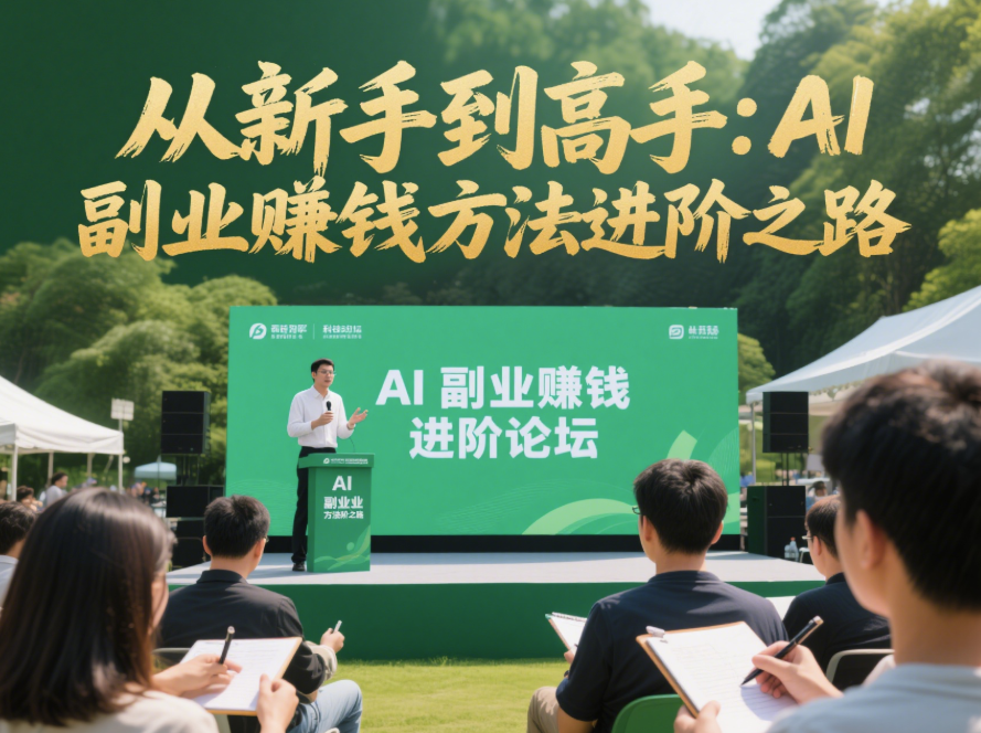 从新手到高手：AI 副业赚钱方法进阶之路-爱分享资源网