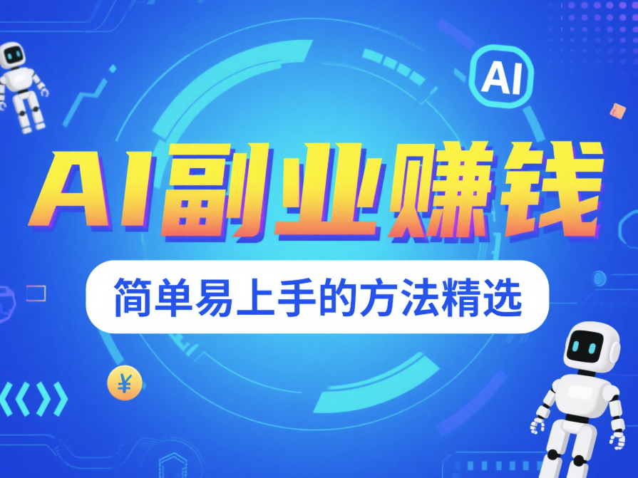 AI 副业赚钱：简单易上手的方法精选-爱分享资源网