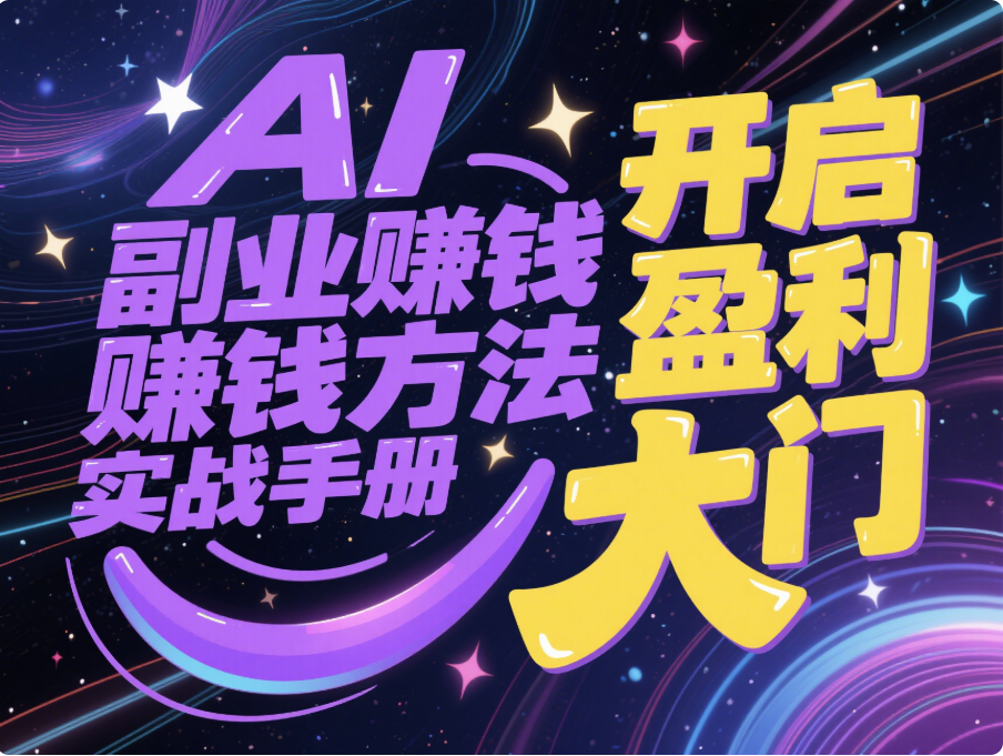 AI 副业赚钱方法实战手册：开启盈利大门-爱分享资源网