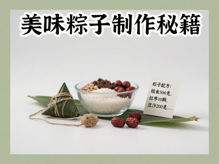 某宝热卖粽子配方与制作技术，学会轻松打造美味端午粽子-爱分享资源网