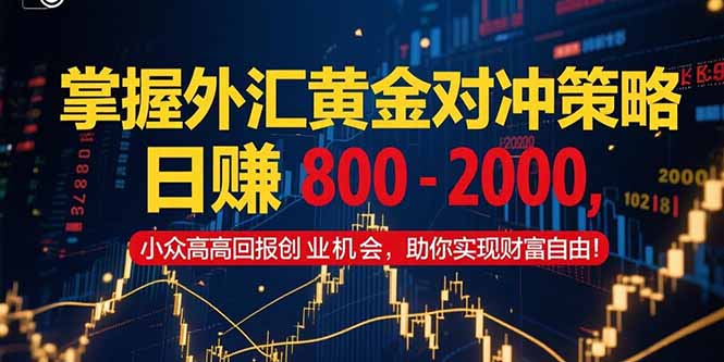 掌握外汇黄金对冲策略_月赚上万_低风险高回报创业机会-爱分享资源网