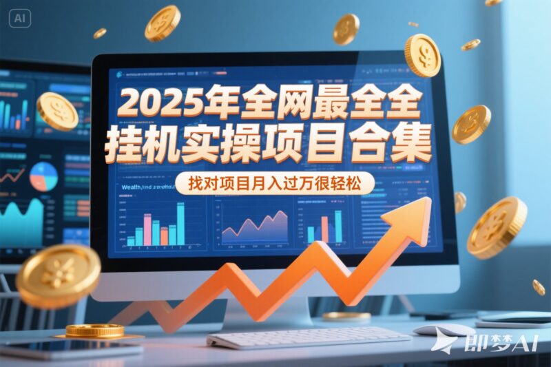 2025年挂机实操项目：热门挂机类型_AI直播创新模式_轻资产创业新机会-爱分享资源网