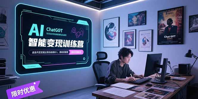AI智能写作变现揭秘_ChatGPT赋能电影解说与图文带货秘籍_赚取丰厚收入-爱分享资源网