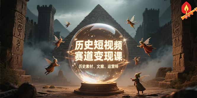图片[1]-历史短视频赚钱秘籍：百集素材库+文案剪辑技巧_打造爆款账号运营全案