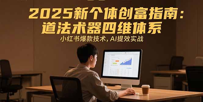 2025创富秘籍：道法术器四维体系+小红书爆款打造技巧_AI助力提效全攻略-爱分享资源网