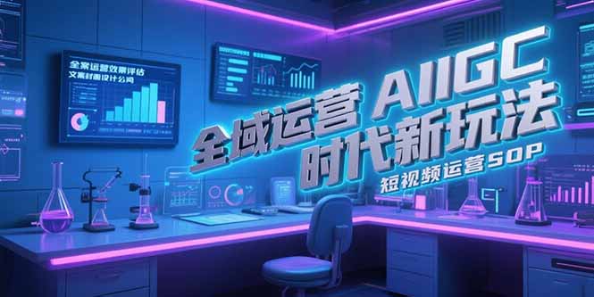 AIGC时代全域运营新策略：文案设计、封面公式与短视频SOP解析