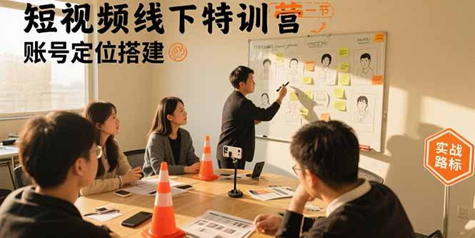 短视频全能特训营：账号定位_口播技巧_直播引流_实战运营一步到位-爱分享资源网