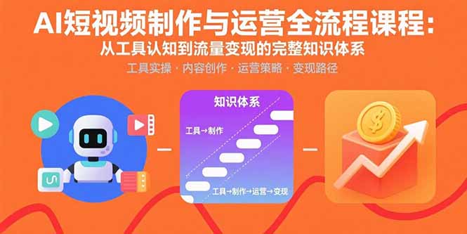 AI短视频全攻略：从入门到变现_一课全掌握