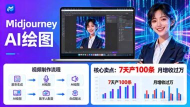 AI绘图新玩法：小和尚开口说话视频-7天产出100条原创-爱分享资源网