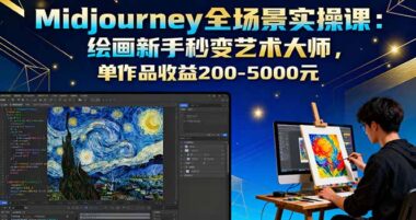 AI绘画天花板-Midjourney从入门到精通全攻略-爱分享资源网
