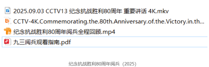 2025纪念抗战胜利80周年盛大阅兵：展现强国崛起与历史荣耀