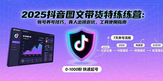 2025抖音图文带货特训营：从新手到高手的蜕变之旅