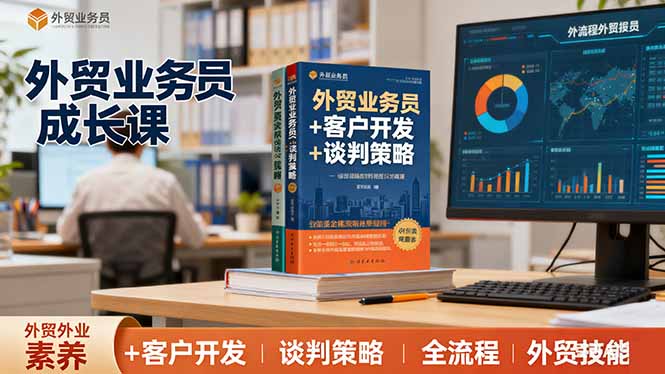 图片[1]-外贸谈判全攻略：价格博弈+定制方案_一课搞定-爱分享资源网