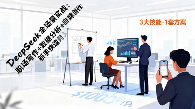 图片[1]-15个DeepSeek核心场景-带你玩转工作学习与个人成长-爱分享资源网