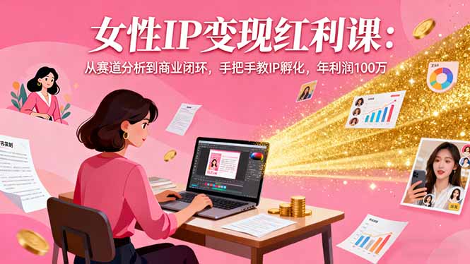 图片[1]-女性创业者必看：实战体系助你年入百万不是梦