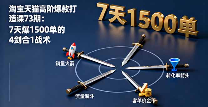 图片[1]-爆款打造新境界：“4剑合1”战术-单店月销破百万-爱分享资源网