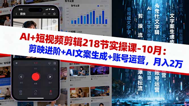 图片[1]-200节实操课-从零到一成为短视频大师-爱分享资源网