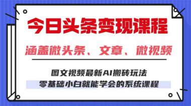 2025今日头条新玩法-0粉复制粘贴-日入500+不是梦